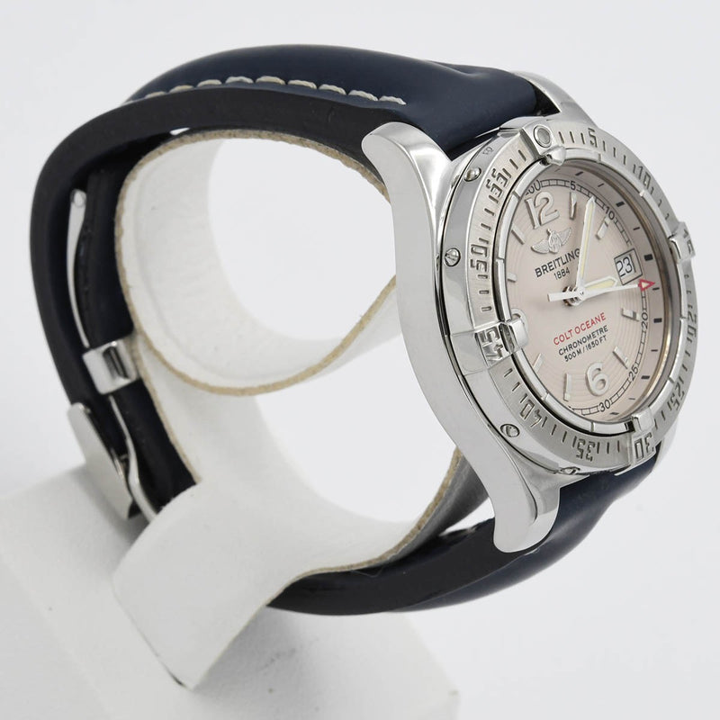 稼働 腕時計 BREITLING ブライトリング コルトオーシャン A77380 クォーツ 白色文字盤 2025.8電池交換済 M3740