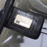 CHANEL シャネル ウィンドウライン PVC ショルダーバッグ ハンドバック エナメル ブラック 鞄 レディース H2190