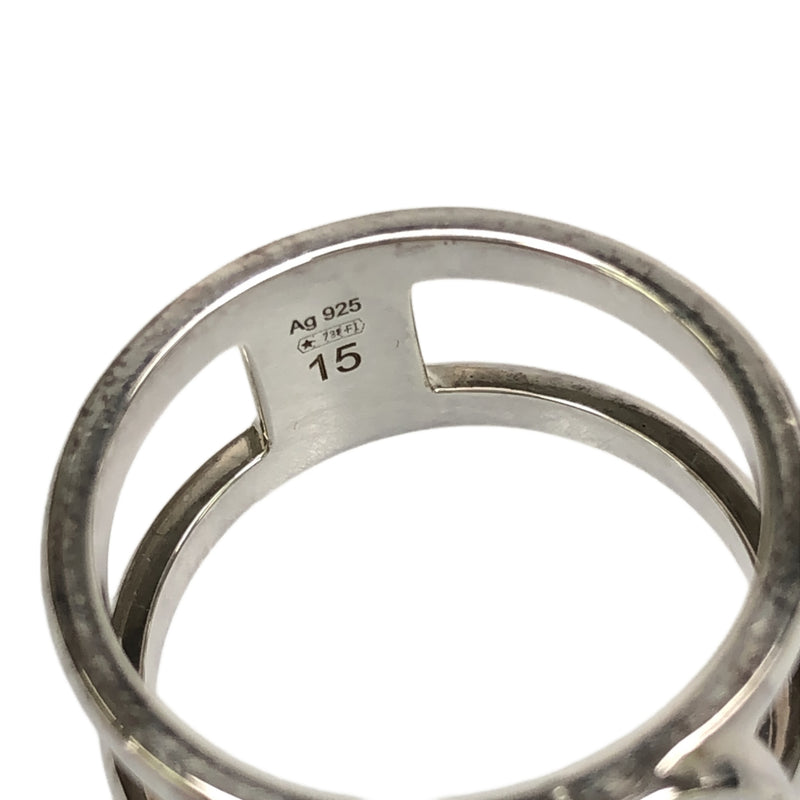 GUCCI グッチ インターロッキングG リング シルバー 925 14号 アクセサリー H12230