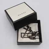 GUCCI グッチ クロスペンダントネックレス ディアマンテ 十字架 SV925 19.2g 箱袋 26k987-35