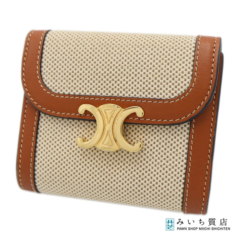 CELINE セリーヌ スモールフラップウォレット トリオンフ