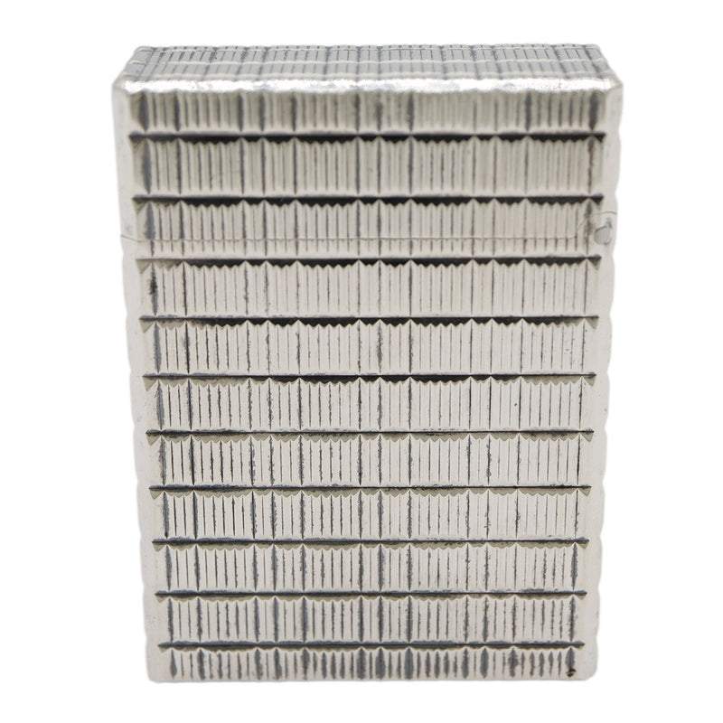 S.T.Dupont デュポン ライン1 ショート ガスライター 喫煙具 シルバーカラー 着火未確認 ケース有 eco1529