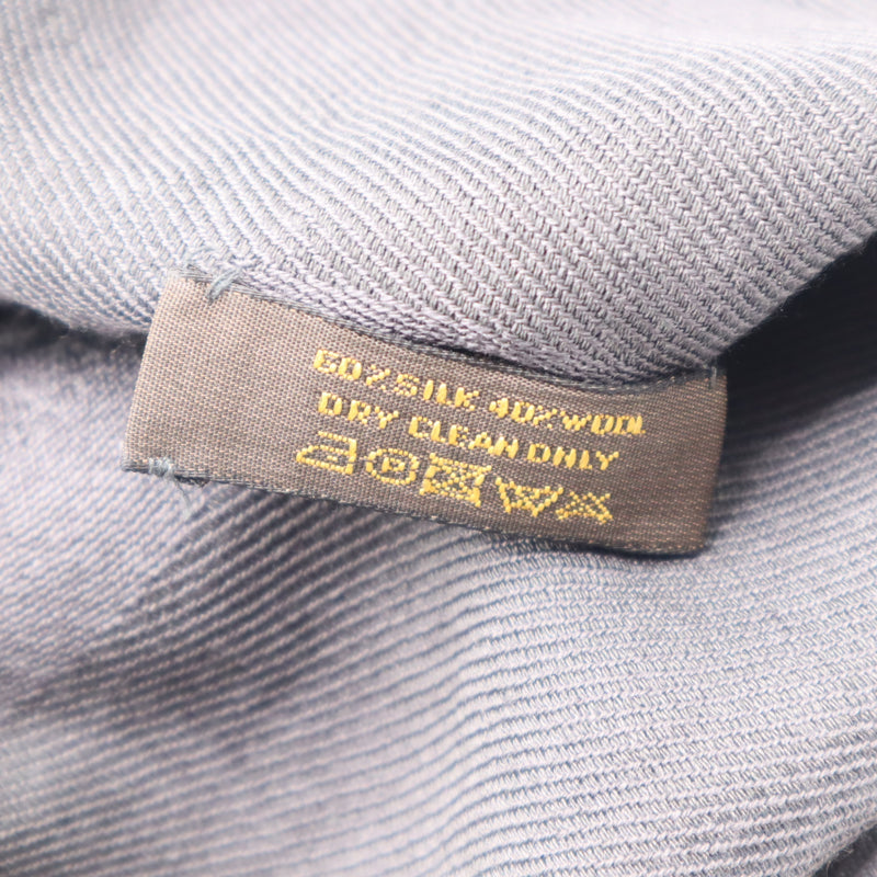 LOUIS VUITTON LV ルイヴィトン ストール マフラー グレー系 レディース 服飾小物 H19957