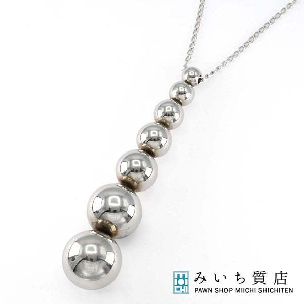 GEORG JENSEN ジョージジェンセン ネックレス ケイブ 925 約17.7g アクセサリー 25k651-9