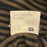 FENDY フェンディ ジャケット ぺカン ブラック アウター サイズ42 レディース 服 ok967