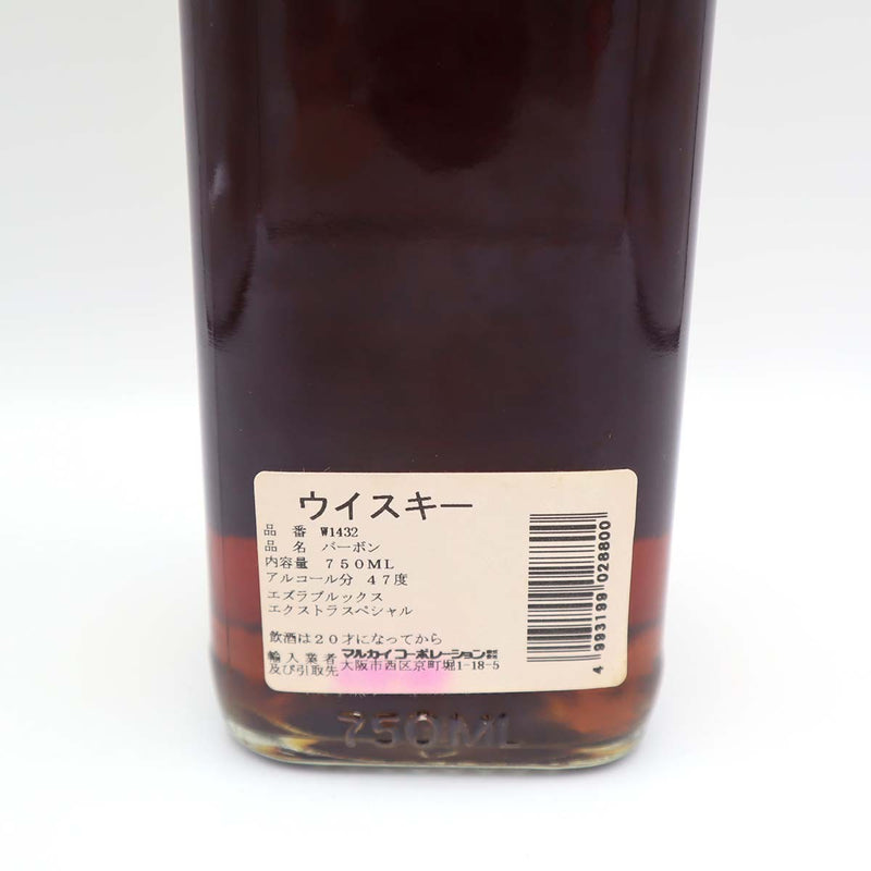 お酒 未開栓 ウイスキー エズラ ブルックス No.19 スペシャル リザーブ ケンタッキー バーボン 47％ 750ml 23k202-3