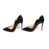 Christian Louboutin クリスチャンルブタン パンプス HotChick100 サイズ37 24cm ブラック ヒール部品箱袋 H22881
