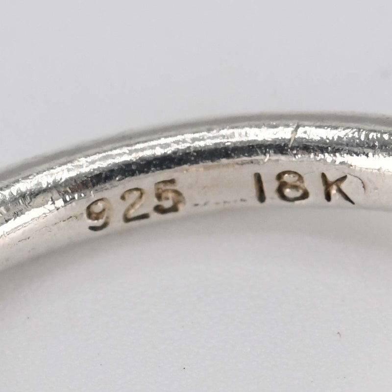 TIFFANY&Co. ティファニー リング フックアンドアイ 8号 シルバー 925 ゴールド 18K 約2.4g アクセサリー H7931
