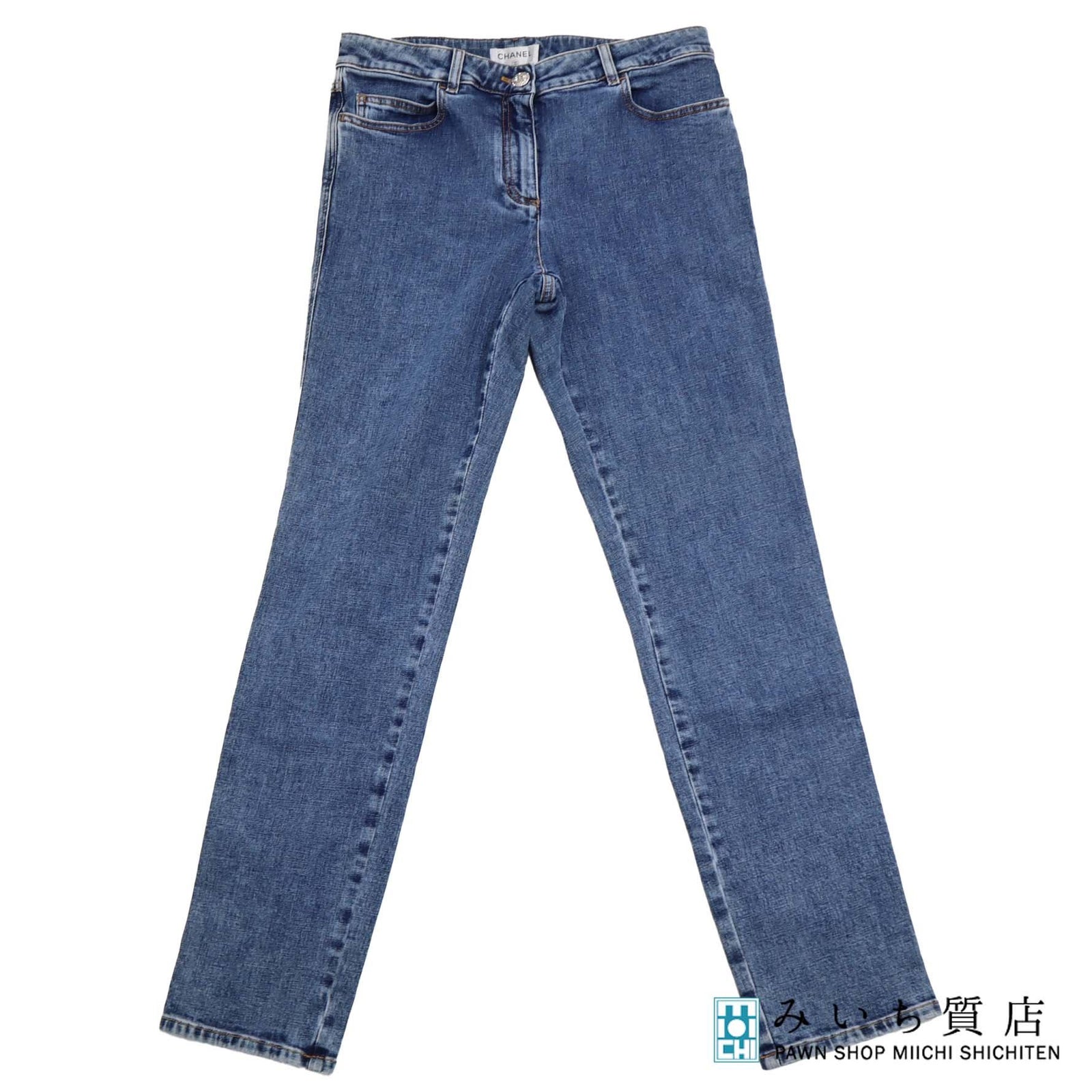 未使用 CHANEL シャネル デニム ジーンズ ジーパン パンツ ボトムス