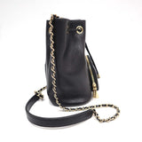 CHANEL シャネル バケットバッグ チェーンショルダー ミニ ブラック AS2353 ソフトキャビアスキン ショルダーバッグ H17977