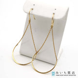 仕上げ済 VENDOME AOYAMA ヴァンドーム青山 ピアス ゴールド K18 約1.1g アクセサリー H6879