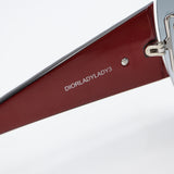 Christian Dior ディオール サングラス DIOR LADY LADY3MGUO1A2BHL 度なし 眼鏡 メガネ ブラック×レッド系 レディース 25k1116-1