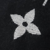 LOUIS VUITTON LV ルイヴィトン マフラー M77853 モノグラム ブラック 服飾小物 箱有 H21780