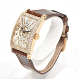 稼働 腕時計 FRANCK MULLER フランクミュラー ロングアイランド 902QZD クォーツ 750 総重量47.7g 2026.2電池交換済 mo335