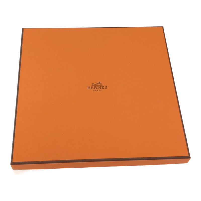 HERMES エルメス カレ90 ボルデュック リボン柄 BOLDUC シルク100％ オレンジ スカーフ 箱有 H20530