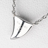 仕上済 TASAKI タサキ ソーンズ ネックレス ダイヤ ホワイトゴールド 750 K18 D0.05 約2.7g ジュエリー アクセサリー 箱有 K230
