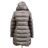 MONCLER モンクレール ROMARIN ロゴワッペン付フーデッドダウンコート 120934936505 53048 サイズ2 ブラウン系 H21141