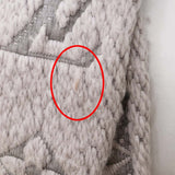 LOUIS VUITTON ルイヴィトン LV マフラー M74742 エシャルプ・ロゴマニア グリペルル グレー系 26k284-1