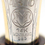 MONTBLANC モンブラン 万年筆 マイスターシュテュック 4810 ペン先14K 585 筆記用具 筆記未確認 M3834-1