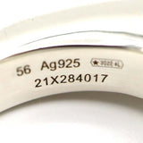 HERMES エルメス リング ギャロップ 56 21X284017 15.5号 シルバー 925 15.3g アクセサリー箱有 H8945