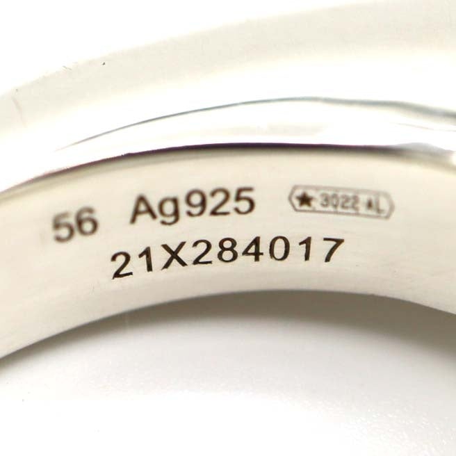 HERMES エルメス リング ギャロップ 56 21X284017 15.5号 シルバー 925 15.3g アクセサリー箱有 H8945