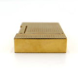 S.T.Dupont デュポン LINE2 ライン2 ヘアライン ガスライター ゴールドカラー 喫煙具 着火未確認 箱有 eco1729