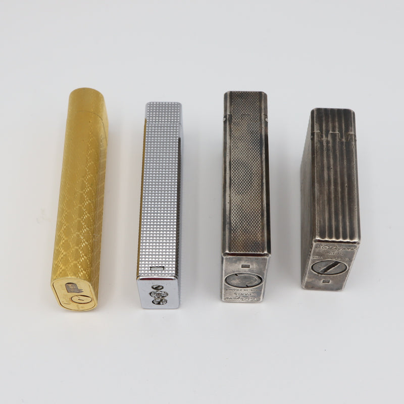着火未確認 ガス ライター 4つセット まとめ売り S.T.Dupont デュポン Cartier カルティ Hadoson ハドソン 喫煙グッズ ブランド色々 H4751-7