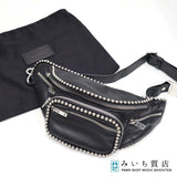 ALEXANDER WANG アレキサンダーワン ウエストバッグ ボディバッグ ブラック レザー ウエストポーチ H20778