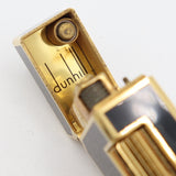 dunhill ダンヒル ガスライター US RE24163 ブラック ローラー式 喫煙具 着火未確認 M1815