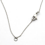 仕上げ済 CHANEL シャネル コメット スモール ネックレス J2709 2747AL ダイヤモンド 750WG 4.0g チェーン社外品 ◆maki445