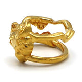 GIANNI VERSACE ヴェルサーチ リング メデューサ 13号 ゴールドカラー 約8.3g アクセサリー H9663