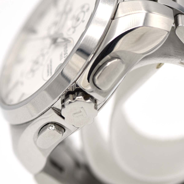 腕時計 稼働 TISSOT ティソ T035627 クチュリエ クロノグラフ 自動巻き 白色文字盤 21k199-1