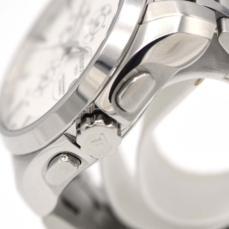 腕時計 稼働 TISSOT ティソ T035627 クチュリエ クロノグラフ 自動巻き 白色文字盤 21k199-1