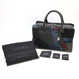 LOEWE JUNYA WATANABE コムデギャルソン コラボ バッグ アマソナ パッチワーク/デニム 335.44.I02 ロエベ 25s127-1