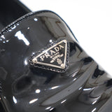 PRADA プラダ トライアングルロゴ スリッポン 2S2974 サイズ8 27cm ブラック パテントレザー メンズ 靴 箱有 H21915
