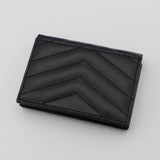 SAINT LAURENT YSL イヴサンローラン カードケース ミニウォレット 財布 ブラック H19384