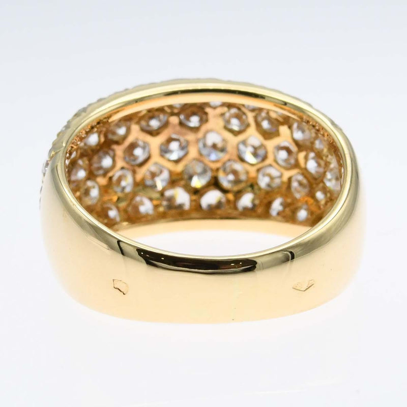 仕上済 VanCleef&Arpels ヴァンクリーフ&アーペル VCA リング 指輪 パヴェ ダイヤ D2.40 18KT 約12号 6.3g ジュエリー アクセサリー maki95