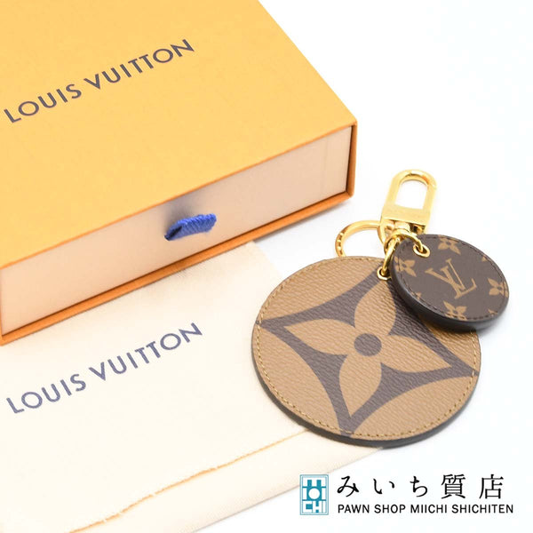LOUIS VUITTON ルイヴィトン チャーム M69317 リバーシブル ジャイアント モノグラム キーホルダー LV 箱有 25k663-4