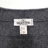 VALENTINO ヴァレンティノ ノースリーブニット ジップカーディガン セット グレー サイズ40 レディース 服 25k167-99