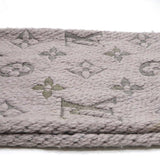 LOUIS VUITTON ルイヴィトン LV マフラー M74742 エシャルプ・ロゴマニア グリペルル グレー系 26k284-1