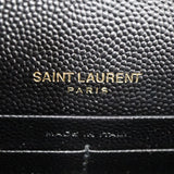 Yves Saint Laurent YSL イヴ サンローラン カサンドラ チェーンウォレット ショルダーバッグ 財布 鞄 ブラック 保管袋有 M3762