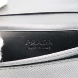 PRADA プラダ カードケース サフィアーノレザー ブラック メンズ 26k230-1