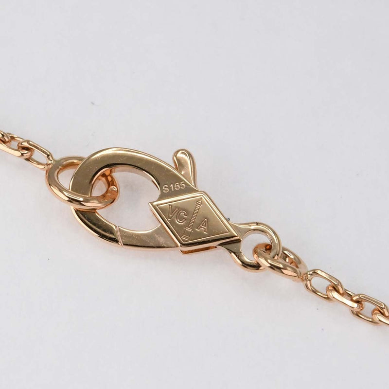 仕上済 VanCleef&Arpels VCA ヴァンクリーフ&アーペル ネックレス ヴィンテージアルハンブラ グレーマザーオブパール 750 5.0g 箱保有 k1135