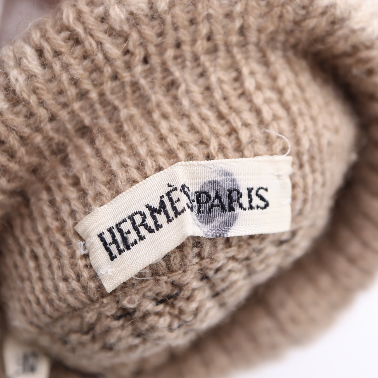 HERMES エルメス 手袋 グローブ ミトン H ロゴ カシミヤ100