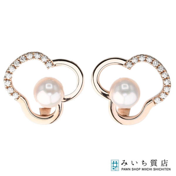 仕上げ済 TASAKI タサキ イヤリング チャンツ 750 D0.09/0.09 パール 7.9g アクセサリー 箱有 H16960