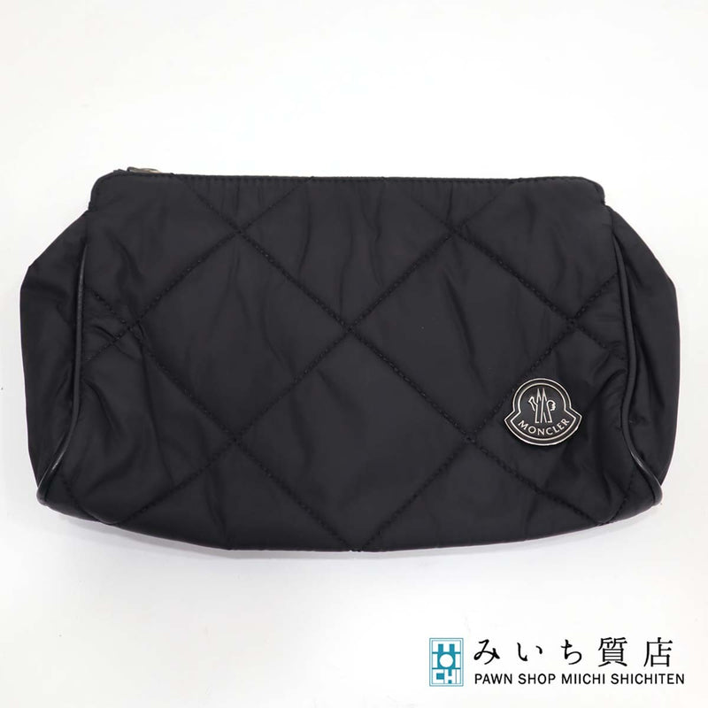 モンクレール MONCLER ポーチ ブラック 黒 ナイロン 20s209-1