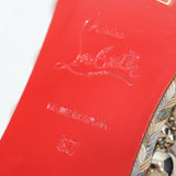 未使用 Christian Louboutin クリスチャンルブタン サンダル 37 23.5cm 1180497 ウェッジソール シルバー 箱袋有 H8529