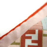 FENDI フェンディ スカーフ ズッカ柄 FF ファッション小物 服飾小物 オレンジ系 マルチカラー H23295