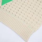 未使用 BOTTEGA VENETA ボッテガ ヴェネタ マフラー OPEN CABLE WOOL SCARF ウール クリーム色 26k493-2
