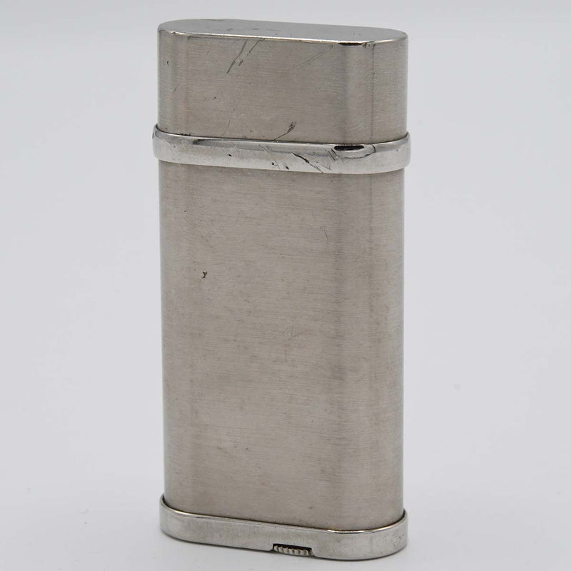 Cartier カルティエ ゴドロン ガスライター シルバーカラー オーバル型 喫煙具 着火未確認 eco1437